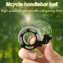Cloche, Sonnette de Vélo en Alliage D'aluminium VTT Alarme de Sécurité Vélo Guidon Bell, Anneau Vélo Klaxon Accessoires Super So
