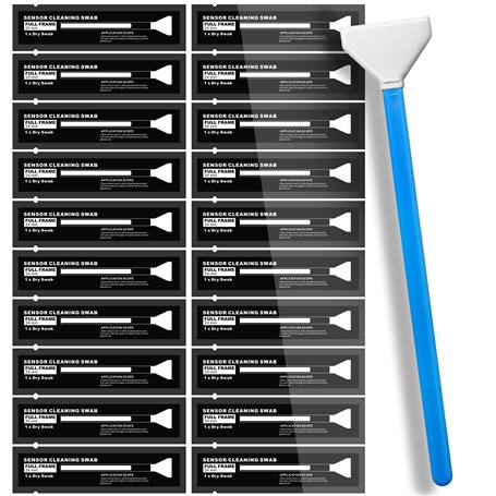 AAWipes Tampons de Nettoyage pour Capteur Plein Format des Appareils Photo DDR24 DSLR ou SLR (Lot de 20 Tampons de Nettoyage pou