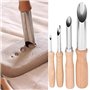 Outils de Poterie d'Argile 4 pcs Circulaire Trou Rond Poterie Argile Cutters Poterie Argile Céramique Outils pour la Modélisatio