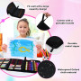 YBCCBY 72 Trous Trousse à Crayons de Couleur Trousse Crayon Grande Capacité Trousse à Crayon Portable Etui à Crayons Sac de Cray