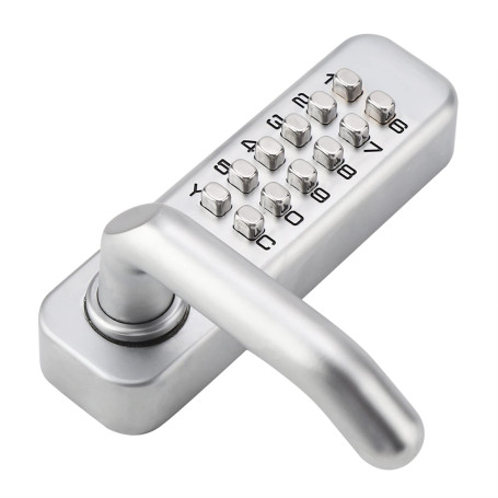1-11 Chiffres Clavier Serrure De Porte Bouton Poussoir Serrure CodéE Pas De Puissance Combinaison Clé Bouton Serrure En Alliage