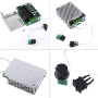 Contrôleur de Vitesse du Moteur à Courant Continu, Keenso Régulateur de Vitesse 10V-50V 40A PWM avec Inverseur de Direction 12V