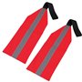 WANGCL 2 Pièces Drapeau de Voyage de Sécurité pour Kayak Drapeau de Sécurité de Canoë Rouge pour Kayak Canoës Remorquage Drapeau