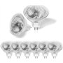 Ampoules Halogènes MR16 GU5.3 12V 35W Pack de 6, Haute Luminosité, Longue Durée, Économie d’Énergie, Lampe Halogène à Haute Temp