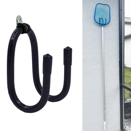 Crochets de rangement antirouille pour clôture de piscine ou fixation murale pour équipement de piscine