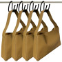 Lot de 4 grands cintres pour sac à main pour placard, sac à main, organiseur de sac à main pour accrocher des sacs lourds, sacs 