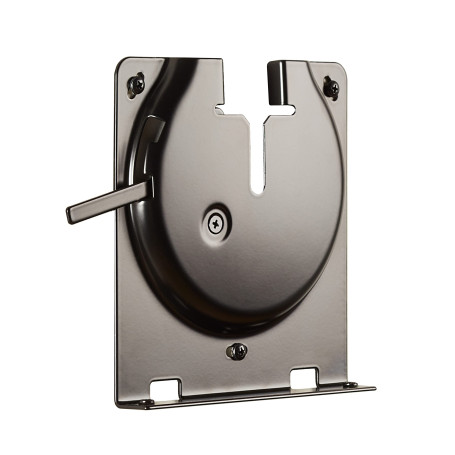 Sanus Support Mural pour amplificateur Sonos – Design Fin Noir avec loquet verrouillable pour Plus de sécurité – Support Discret