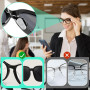 KILDOWS 30 Paires Coussinet Lunettes Nez en Silicone, Plaquettes de Nez Lunettes Antidérapant, Coussinets Nasaux Adhésif pour Lu