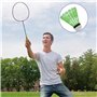 DALAETUS 12 Pièces Volants de Badminton en Nylon Kit, Volants en Plastique, Stabilité et Durabilité, Badminton Coloré pour Sport