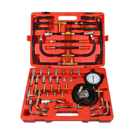 BELEY TU-443 Manomètre Pression Essence - Kit de Jauge de Testeur de Pression d'Injection de Carburant avec Adaptateur et Jauge
