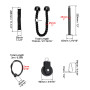 QWORK® poulie Musculation Fitness, système de poulie à Tirer, pour entraînement en Force des Bras, équipement d'exercice à Domic