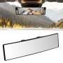 QWORK® Rétroviseur intérieur de voiture, rétroviseur panoramique à clipser, pour voiture, SUV, camions, 30 x 8 cm