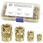 QWORK® 270pcs Kit d'Inserts Filetés en Laiton M2