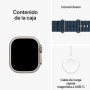 Apple Watch Ultra 2 [GPS + Cellular, 49MM] Boîtier en Titane avec Bracelet Océan Bleu - Taille Unique (Reconditionné)