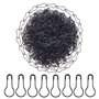 HAMIYELL Lot de 1 000 épingles à nourrice en métal noir pour ampoule