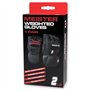 Meister Gants Lestés en Néoprène 2lb pour Cardio & Heavy Hands (Paire) - 2lb x 2 - Noir/Rouge