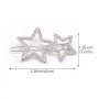 8 Pcs Bijoux Cheveux,Barrette Cheveux Femme,Barrette Cheveux Mariage,Pince à Cheveux Etoile Creuse Barrette Epingle Accessoire d