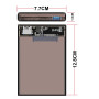 Tccmebius Externe Boîtier de Disque Dur Adaptateur USB 3.0 vers SATA pour 2.5 Pouces 9.5mm 7mm SATA HDD SSD Jusqu'à 6TB, Install
