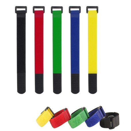 Réutilisable Fixation Attaches de câble 20 cm / 30 cm