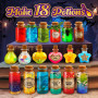 Mieryd Potion Magique Enfant, Mystère Coffret Magie Jouet avec 18 Fioles, Kit de Loisir Créatif Scientifiques, Jeux Educatif Ann