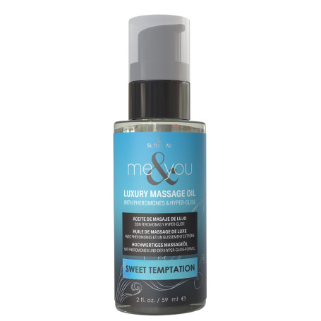 Huile de massage érotique Sensuva SWEET TEMPTATION Fruits exotiques 59 ml