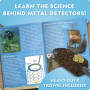 Blue Marble National Geographic Détecteur de Métaux Enfant – Kit de Détection avec Bobine Étanche de 18,8 cm et Pelle, Idéal pou