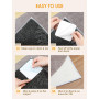 NEUTYPECHIC 8 PCS Anti Derapant Tapis, 10 x 10 cm Tapis Antidérapant Réutilisables Adhésifs, Lavables Anti Glisse Tapis Vacuum T