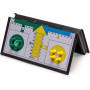 Yellow Mountain Imports Jeu de Plateau Ludo Pliable Magnétique pour Le Voyage - 25 Centimètres - Ensemble de Jeu de stratégie Cl