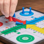 Yellow Mountain Imports Jeu de Plateau Ludo Pliable Magnétique pour Le Voyage - 25 Centimètres - Ensemble de Jeu de stratégie Cl