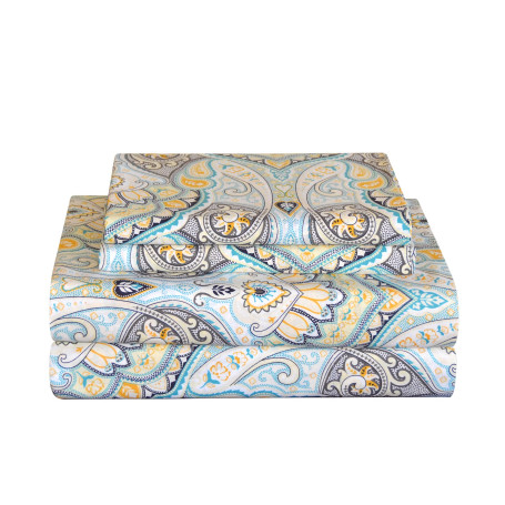 Pointehaven Parure de lit en Percale 200 Fils au Pouce carré