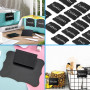 Vegena Lot de 30 Porte Etiquette, Porte étiquette pour Panier, Porte Étiquette à Clipser, Porte-étiquettes PVC Amovibles et 2 Ma