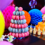 Support Macaron, Support Gateau Etage, Pyramide Macarons, Présentoir à Macarons, Presentoir Macaron, Assiettes Gâteaux Décoratio