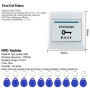HFeng Kit système de contrôle d'accès bon marché 125 kHz RFID clavier + contrôleur d'alimentation DC12V 3A + bouton de sortie de