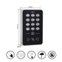 HFeng Kit système de contrôle d'accès bon marché 125 kHz RFID clavier + contrôleur d'alimentation DC12V 3A + bouton de sortie de