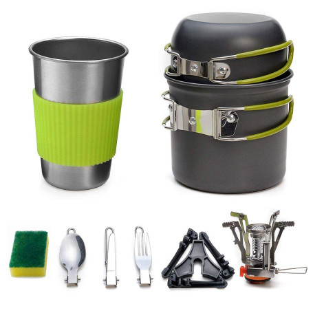 Queta Multi-PCS Kit de Cuisine de Camping