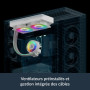 ARCTIC Liquid Freezer III Pro 240 A-RGB (blanc) - Refroidisseur CPU AIO, 2 x 120 mm refroidissement à eau, radiateur 38 mm, pomp