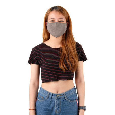 Lofbaz Tissu De Coton De Masque Facial En Tissu Avec Poche De Filtre Lavable Réutilisable (Pierre de Rivière - Paquet de 3