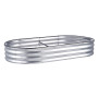 VEVOR Jardinière 182,5x92,5x28 cm Lit de Jardin Surélevé en Métal Galvanisé Bac de Plantation avec Base Ouverte pour Cultiver Fl