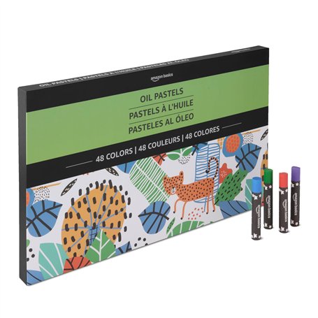 Amazon Basics Lot de pastels tendres à l'huile pour artistes