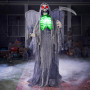 JOYIN 63" Halloween Animatronic Grim Reaper Décoration avec Ailes