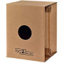 Meinl Percussion Cajon2Go Cajon Instrument - drum box pliante pour le transport - Fait de carton (VR-CAJ2GO)