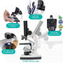 AmScope Prime 85+ Piece Microscope iqcrew Kid, caméra Couleur et kit Logiciel de Kid interactif avec Les Cartes expérience pédag