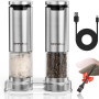SIMPLETASTE Moulin à Poivre et à Sel Rechargeable Electrique