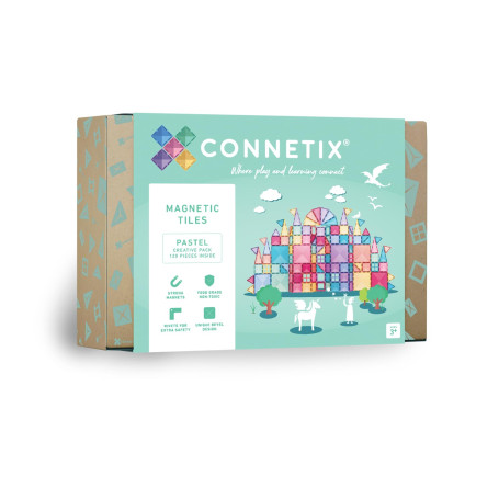 Connetix Tiles Lot de 120 pièces pastel créatif
