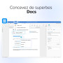 Suite de bureau 4 en 1 MobiOffice Multi-user pour Windows | Licence Multi-user | Traitement de texte, feuilles de calcul, présen