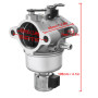 ZAMDOE Kit de reconstruction de carburateur 20853 33-S pour moteurs Kohler Courage SV470 SV480 SV530 SV540 SV590 SV591 SV600 SV6