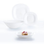 Assiettes Luminarc Carine Blanco Blanc verre 19 Pièces