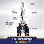 IRWIN VISE-GRIP Pince à dénuder multifonction 7 en 1 (IWHT84002)
