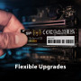 Silicon Power 2To US75 NVMe 4.0 Gen4 PCIe M.2 SSD R/W up to 7,000/6,500 MB/s (SP02KGBP44US7505)