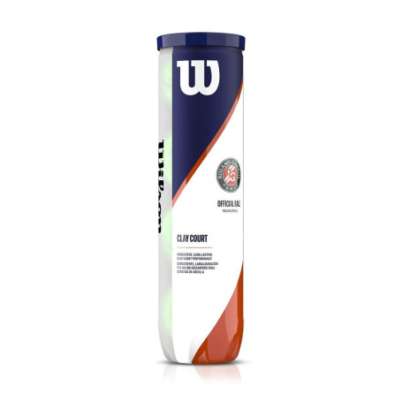 18 x 4 balles Roland Garros pour terrain en terre battue